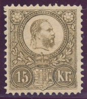 1883. Engraved Reprint 15kr Stamp - Unused Stamps