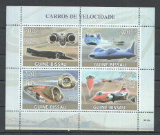 B1468 2009 Guinea-Bissau Fastest Transport Vehicles Cars Automobiles Kb Mnh - Cars