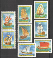 B1489 1981 Mongolia  Ships & Boats History Discoverers Columbus Cook 1Set Mnh - Boten