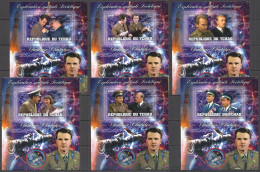 B1492 2013 Soviet Space Exploration Vladimir Chatalov 6Bl Mnh - Autres & Non Classés