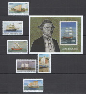 B1564 Congo Transport Sailing Ships Captain Cook 1Bl+1Set Mnh - Boten