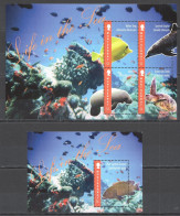 Ft091 2012 Montserrat Fishes Marine Life Life In The Sea #1613-16+Bl143 Mnh - Marine Life