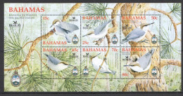 Ft093 2006 Bahamas Birds Birdlife Flora & Fauna #1239-44 Bl107 Mnh - Sonstige & Ohne Zuordnung