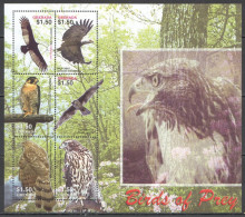 Ft099 2005 Grenada Birds Of Prey Fauna #5567-72 1Kb Mnh - Andere & Zonder Classificatie