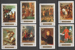 Wb333 Rwanda Art Paintings Napoleon Bonaparte 1Set Mnh - Otros & Sin Clasificación