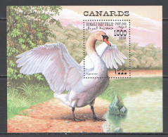 Wb357 1998 Canards Fauna Water Sea Birds Swans Bl Mnh - Sonstige & Ohne Zuordnung