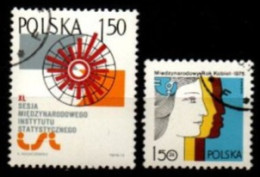 POLOGNE    -     1975  . Y&T N° 2234 / 2235  Oblitérés - Oblitérés