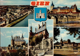 GIENS      ( VAR )    SOUVENIR _ MULTI-VUES - Gien