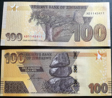 Zimbabwe 100 Dollars, 2020 P-106A - Simbabwe