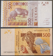 Togas 500 Francs, 2018 Western African Wal., P-819 TG - West African States