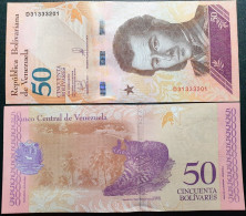 Venezuela 50 Bolivars, 2018 P-105A - Venezuela