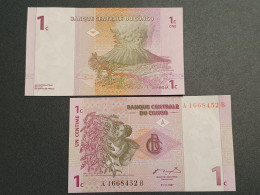 Kong 1 Centime, 1997 P-80A - Demokratische Republik Kongo & Zaire