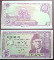 Pakistan 5 Rupees, 1997 P-44 - Pakistan