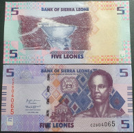 Sierra Leone 5 Leones, 2022 P-36 - Sierra Leona