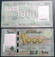 Lebanon 1000 Livres, 2012 P-90B - Líbano