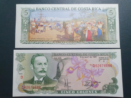 Costa Rica 5 Colones, 1991 P-236E.2 - Costa Rica