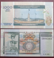 Burundis 1000 Francs, 2009 P-46 - Burundi