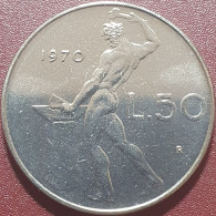 Italy 50 Lira, 1970 KM95.1 - Other & Unclassified