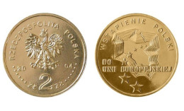 Poland 2 Zlotys, 2004 Accession Of Poland To The EU Y481 - Poland