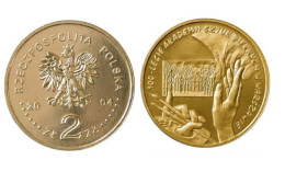 Poland 2 Zlotys, 2004 100 For The Academy Of Fine Arts Y509 - Pologne