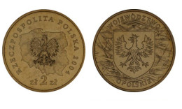 Poland 2 Zlotys, 2004 Opole Voivodeship Y607 - Poland