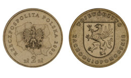 Poland 2 Zlotys, 2005 West Pomeranian Voivodeship Y563 - Polonia