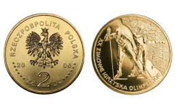 Poland 2 Zlotys, 2006 Games Turin Y605 - Pologne