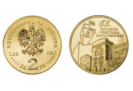 Poland 2 Zlotys, 2009 Warsaw Uprising 65 Y687 - Poland