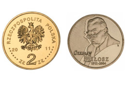 Poland 2 Zlotys, 2011 Czeslaw Milosz 100 Y785 - Poland