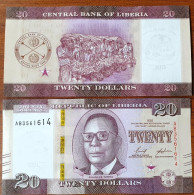 Liberia $ 20, 2022 P-39A - Liberia