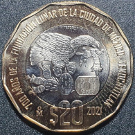 Mexico 20 Pesos, 2021 Tenochtitlan Foundation 700 UC104 - México