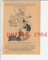 Humour 1904 Dessin Jan Duch Fils Du Conservateur Des Hypothèques De Paris + Lingerie De Femme Cambrioleurs Maison - Non Classés