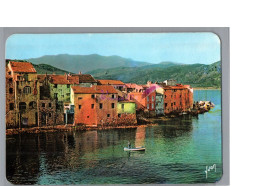 CORSE 20 - SAINT FLORENT Village Bati à Fleur D'eau Dans Un Site Remarquable Homme Barque - Autres & Non Classés