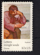 199971160 1974 SCOTT 1530 (XX)1530 POSTFRIS MINT NEVER HINGED - UPU CENT. - UNIVERSAL POSTAL UNION ISSUE - MICHELANGELO - Nuevos