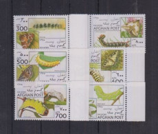 Afghanistan - 1986 - Butterflies - Yv 1494/99 - Papillons