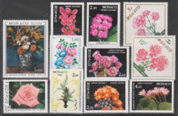 MONACO : "Fleurs" Plaquette En Neuf **  TB (cote 32.00 €) - Collections, Lots & Series