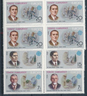 Turkey 1980 " Europa CEPT " MNH ,  Blocks Of Four - Nuevos