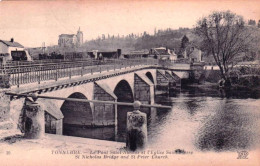 89 - Yonne -  TONNERRE -  Le Pont Saint Nicolas Et L'église Saint Pierre - Tonnerre