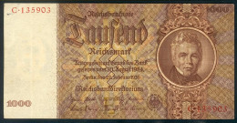 Deutschland, Germany - 1000 Reichsmark, Ro. 177 ( Serie E/C ) Sehr Selten 1936 - 1.000 Reichsmark