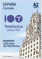 España. Spain. 2024. Efemérides. 100 Años De Telefónica - Nuevos