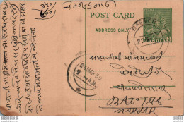 India Postal Stationery 9p Barmer Cds Balotra - Postcards