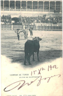 CPA Carte Postale Espagne Corrida De Toros Un Par De Cayétanito 1902  VM79988 - Stierkampf