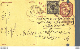 '"''India Postal Stationery 4p Nizam''''s Dominions''"' - Cartes Postales