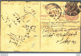 '"''India Postal Stationery 8p Nizam''''s Dominions''"' - Cartes Postales