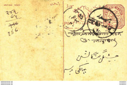 '"''India Postal Stationery 8p Nizam''''s Dominions''"' - Cartes Postales