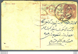 '"''India Postal Stationery 8p Nizam''''s Dominions''"' - Cartes Postales