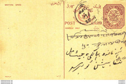 '"''India Postal Stationery 8p Nizam''''s Dominions Ramchander Marayandass Hyderabad''"' - Cartes Postales
