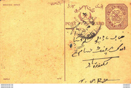 '"''India Postal Stationery 8p Nizam''''s Dominions''"' - Cartes Postales