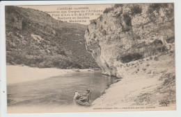 DE VALLON PONT D'ARC A SAINT MARTIN - ARDECHE - DESCENTE DES GORGES DE L'ARDECHE - ROCHERS ET GOUFFRE DE LA MADELEINE - Vallon Pont D'Arc