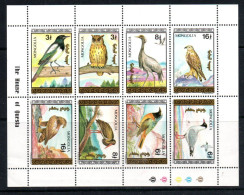 BIRDS - Mongolia- 1992- Birds Sheetlet Of 8 Mint Never Hinged, SG Cat £21.10 - Piccioni & Colombe